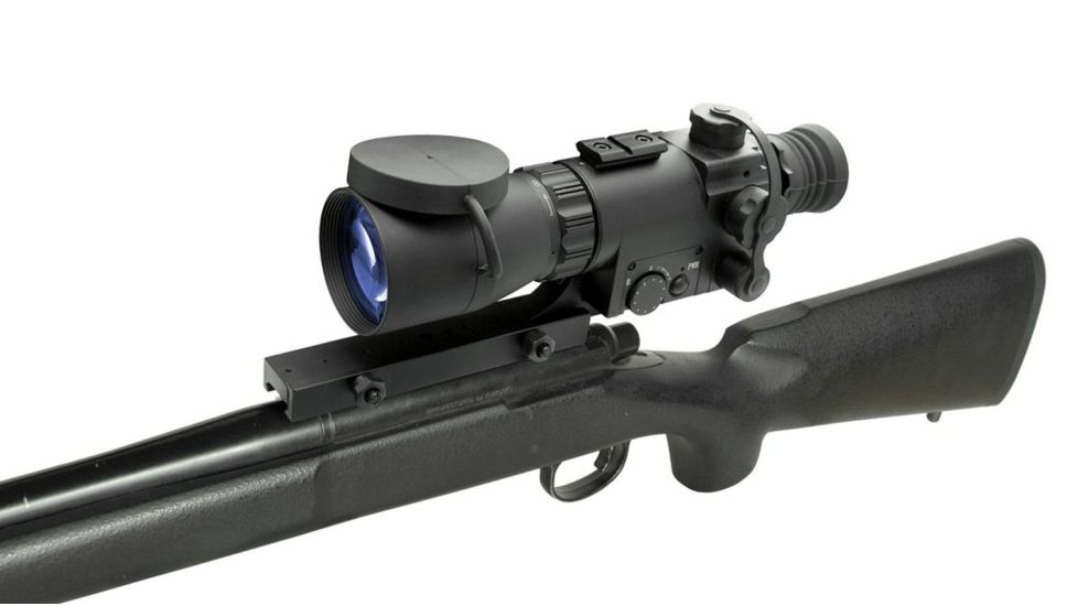ATN MK 350 Guardian Night Vision Rifle Scope, Black w/ Red on Green Reticle, Factory DEMO - NVWSM35010-DEMO