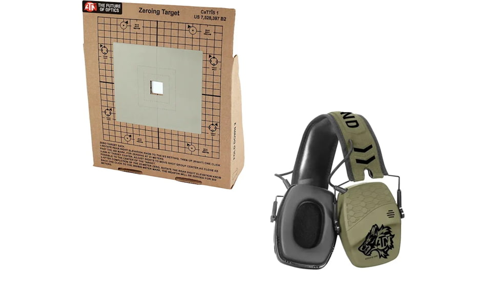 ATN X-Sound Hearing Protector &amp; Thermal Target Pack