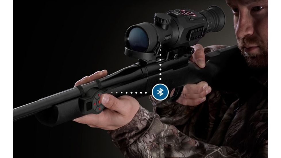 ATN X-TRAC Tactical Bluetooth Remote Access Control, Black and Red, ACMURCNTRL1, EDEMO1