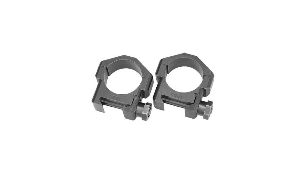 Badger Ordnance Picatinny 30MM Standard Height Alloy Scope Ring, Black, BO30616