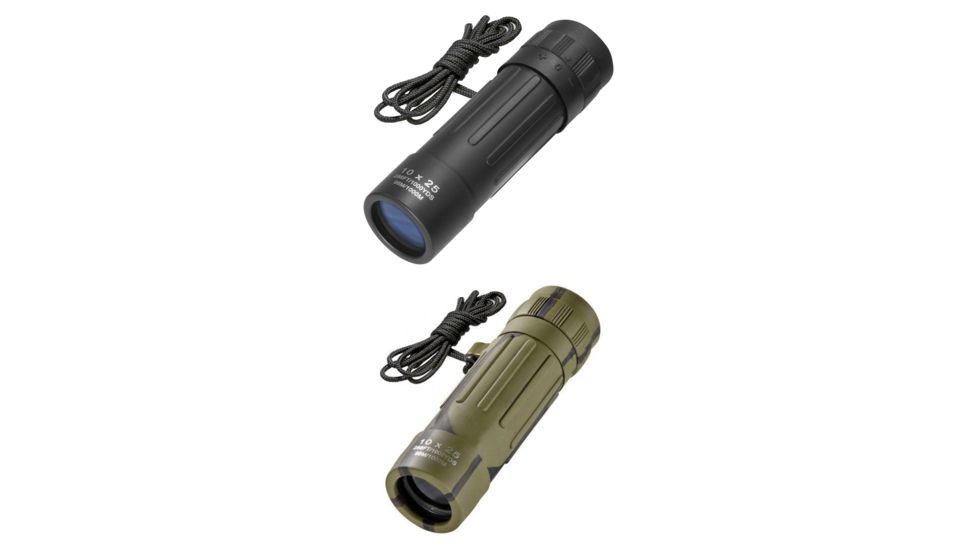 Barska 10x25mm Lucid-View Pocket Monoculars, Black, Camo