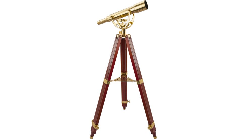 Barska 15-45x50 AnchorMaster Handcrafted Brass Spyscope w/ Mahogany Tripod AA10616