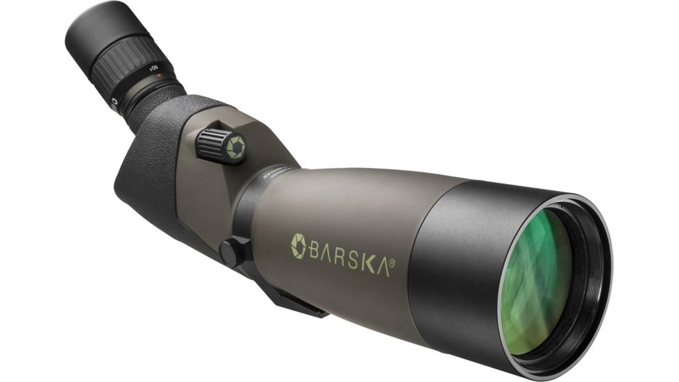 Barska 20-60x80 Angled Blackhawk Spotter w/ Hard Case, Green AD12162