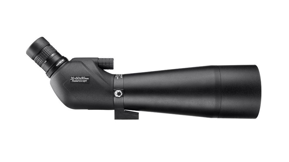 Barska 20-60x80 WP Naturescape Spotting Scope, Angled w/Tripod, Black AD12686