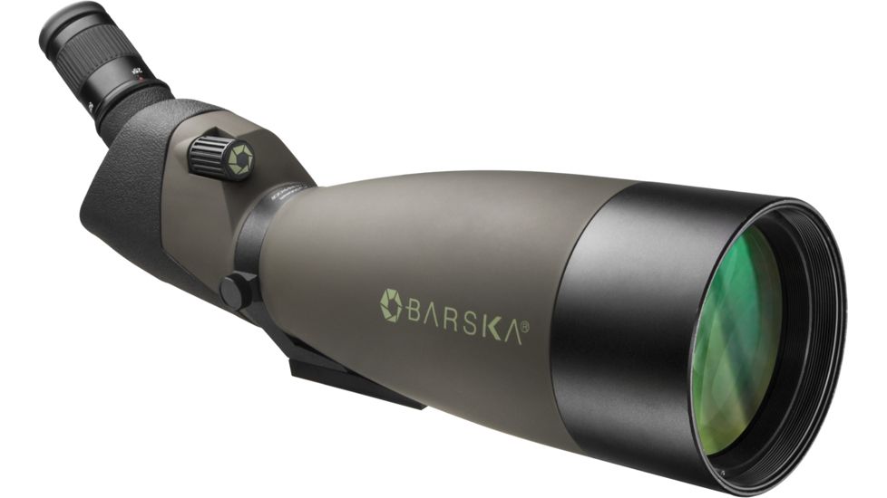 Barska 25-75x100 Angled Blackhawk Spotter w/ Hard Case, Green AD12164