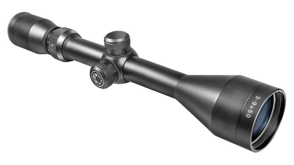 Barska 3-9x50 Huntmaster 30/30 Reticle Waterproof Rifle Scope, Black - Box Pack AC10034