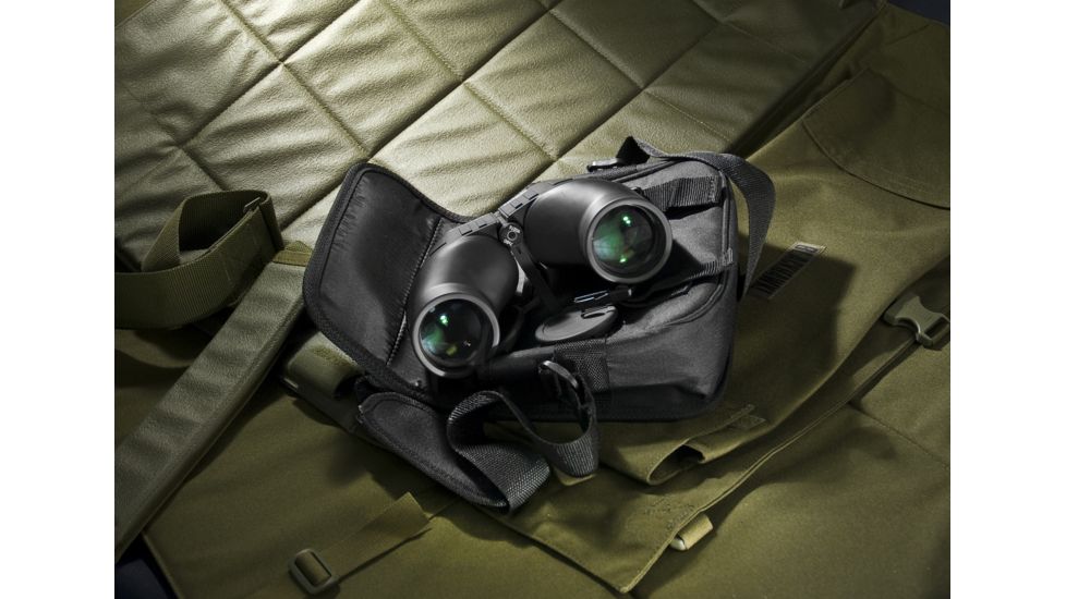 Barska 7x50 Battalion Compact Porro BaK-7 Prism Binoculars, Black w/ Internal Rangefinder AB11038