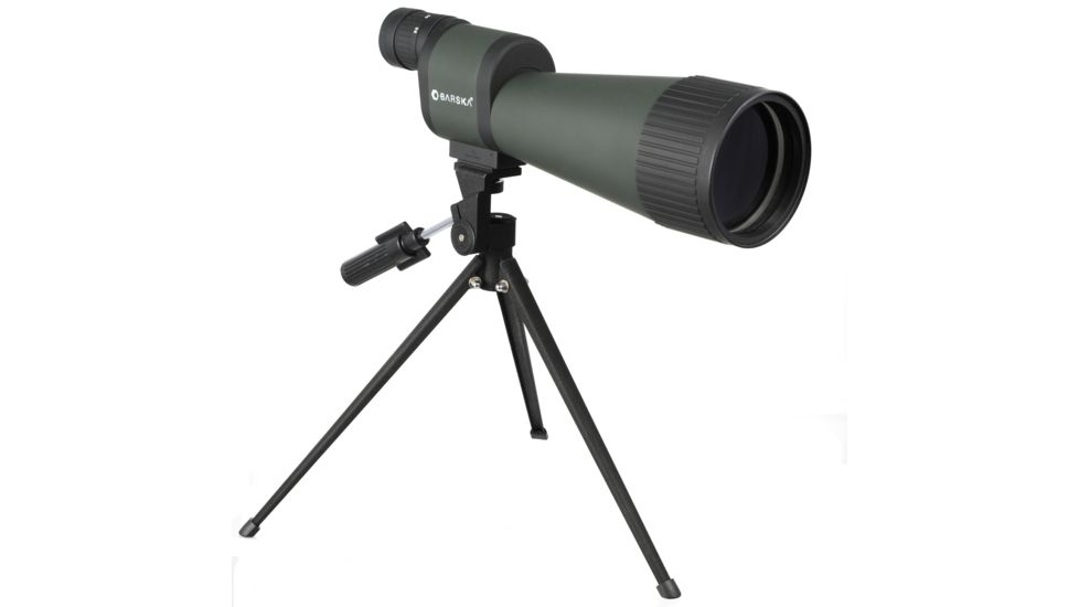 Barska 25-125x88 WP, Benchmark Spotting Scope, Straight, w/ 2 Tripods, Soft &amp; Hard Case