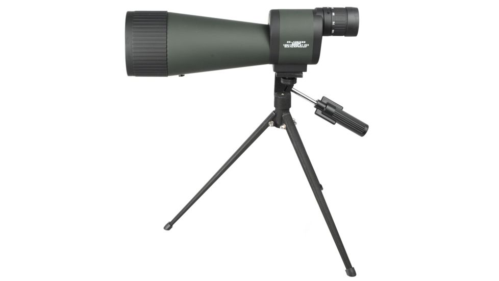 Barska 25-125x88 WP, Benchmark Spotting Scope, Straight, w/ 2 Tripods, Soft &amp; Hard Case