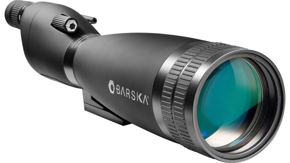 Barska Gladiator 20-60x90 Waterproof Straight Spotting Scope, Black w/ Tripod &amp; Case AD10606