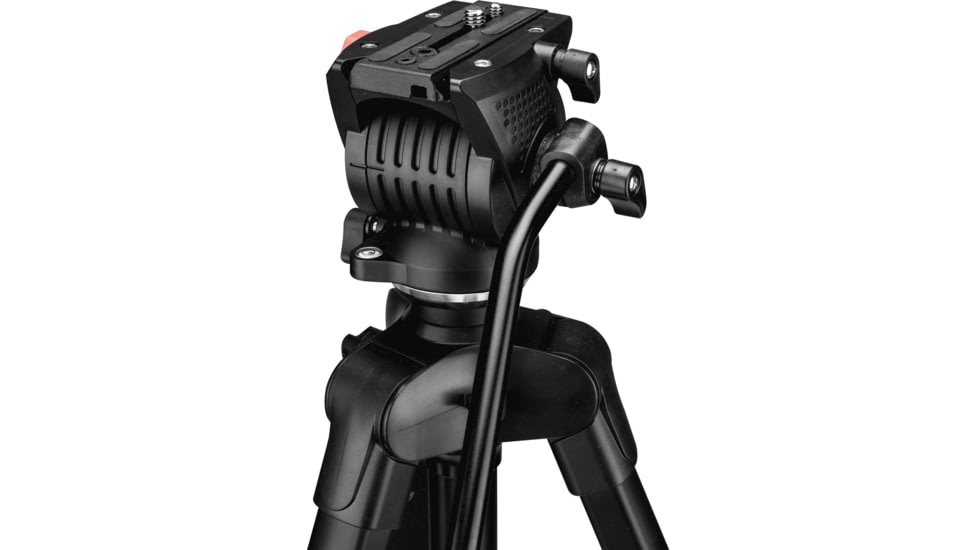 Barska Professional Fluid Head Tripod, Black, Medium, AF13650
