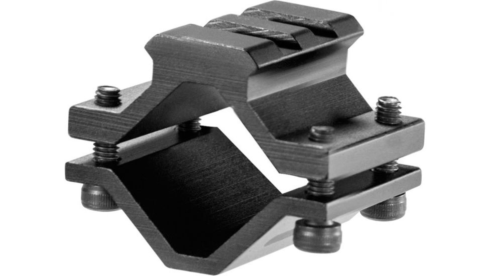 Barska Single Rifle barrel Mount, Single rail, 2 sections, Black AW12006