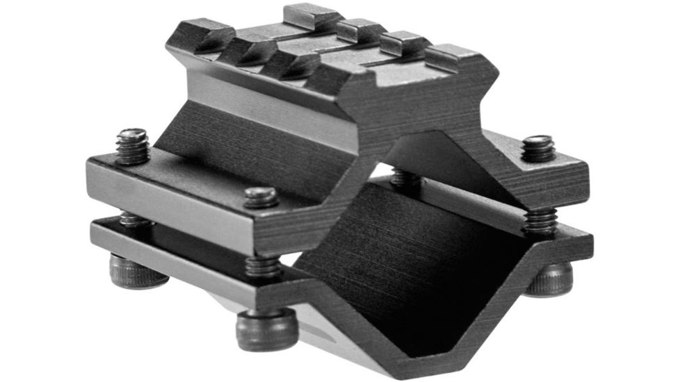 Barska Single Shotgun barrel Mount, Single Rail, 3 sections, Black AW12010
