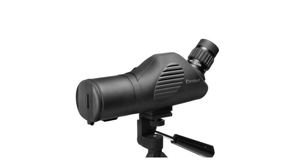 Barska Tactical 11-44x50 Angled Waterproof Spotting Scope, Black w/ Tripod AD11112