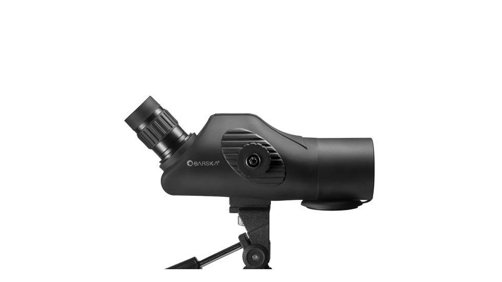 Barska Tactical 11-44x50 Angled Waterproof Spotting Scope, Black w/ Tripod AD11112
