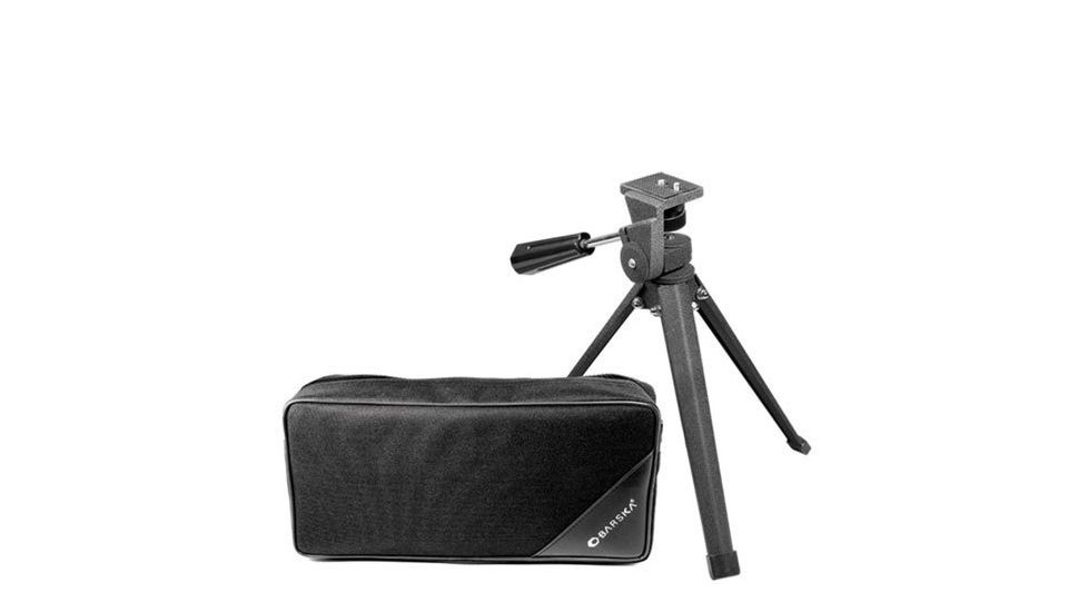 Barska Tactical 11-44x50 Angled Waterproof Spotting Scope, Black w/ Tripod AD11112
