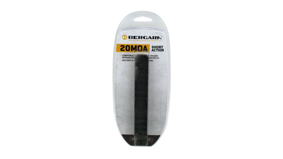 Bergara Premier Rail, Remington 700/Bregara B14, Short Action, 20 MOA, Black, BA0008