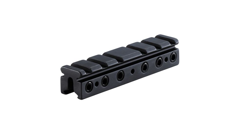4in Long Dovetail To Weaver/Picatinny Adaptor Mount,Matte Black