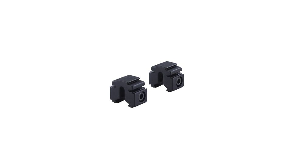 Model 181 .6in Long Tri-Mount Dovetail Riser Mount,Matte Black
