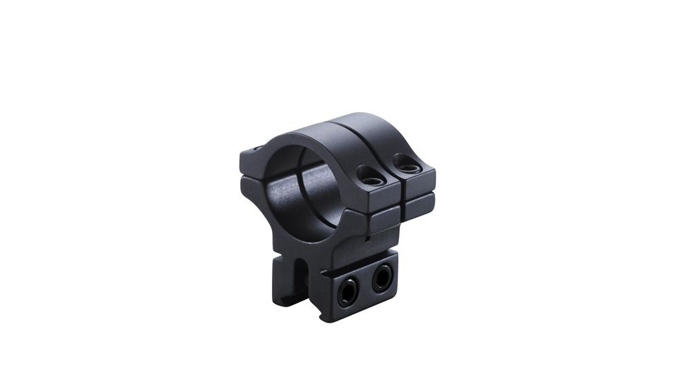 Model 301 1in Long Double Strap Dovetail Ring,Single,Matte Black