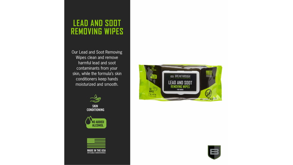 Breakthrough Clean Technologies Lead &amp; Heavy Metal Removal Wipes, 7x 6in, 50-Pack, BT-LRW-50