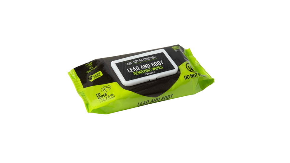 Breakthrough Clean Technologies Lead &amp; Heavy Metal Removal Wipes, 7x 6in, 50-Pack, BT-LRW-50