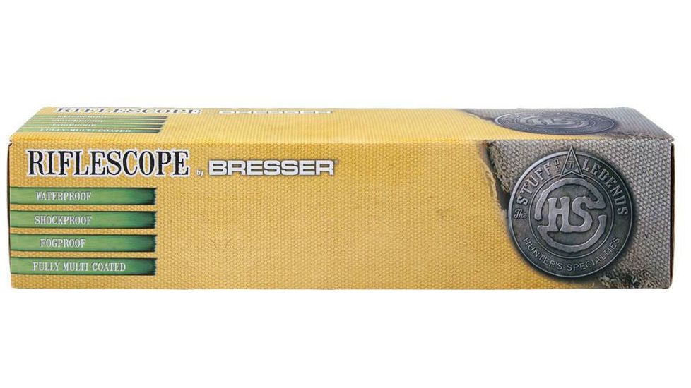 Bresser Hunter Specialty, 3-12x42 Rifle Scope, Non-Illuminated Reticle, Black, HS-31242