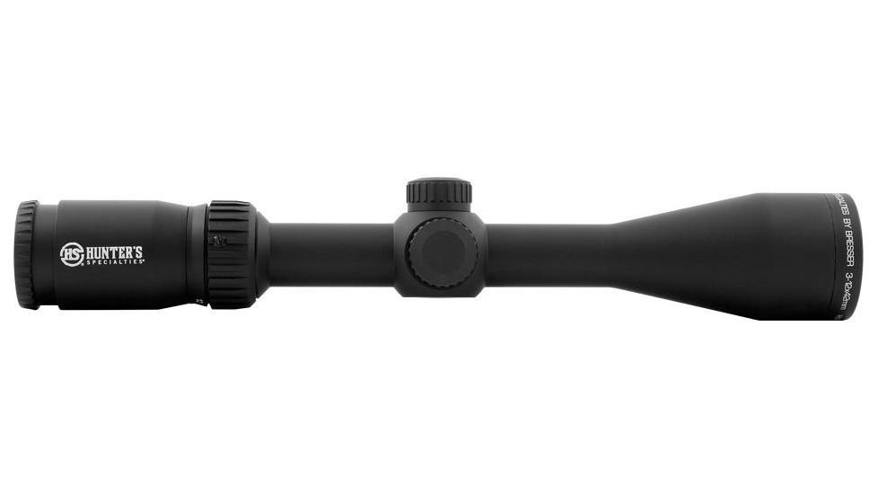 Bresser Hunter Specialty, 3-12x42 Rifle Scope, Non-Illuminated Reticle, Black, HS-31242