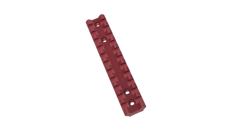 Briley Takedown Picatinny Rail Mount, Ruger 10/22/1022, 15 MOA, Red, 1022-R-M15MOARD