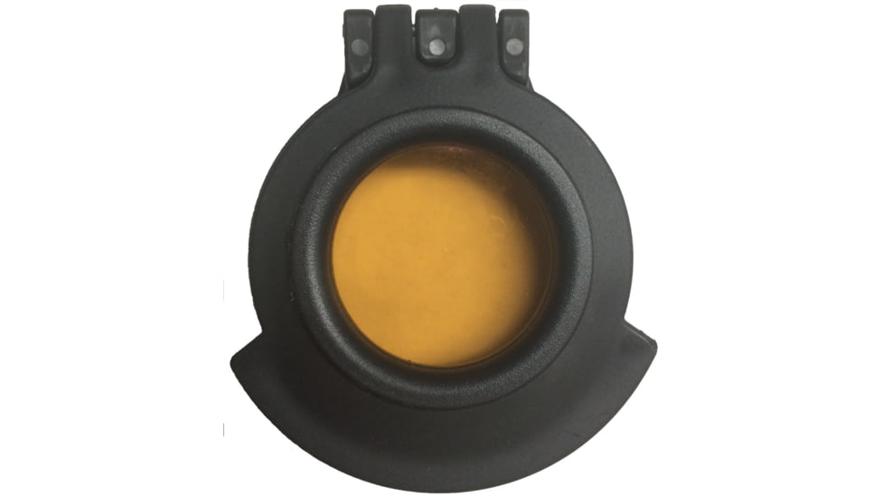 BROWE Tenebraex 4x32 Tenebraex Tactical Tough Objective Flip Cover w/Amber Lens, Black, One Size, ACC-003A