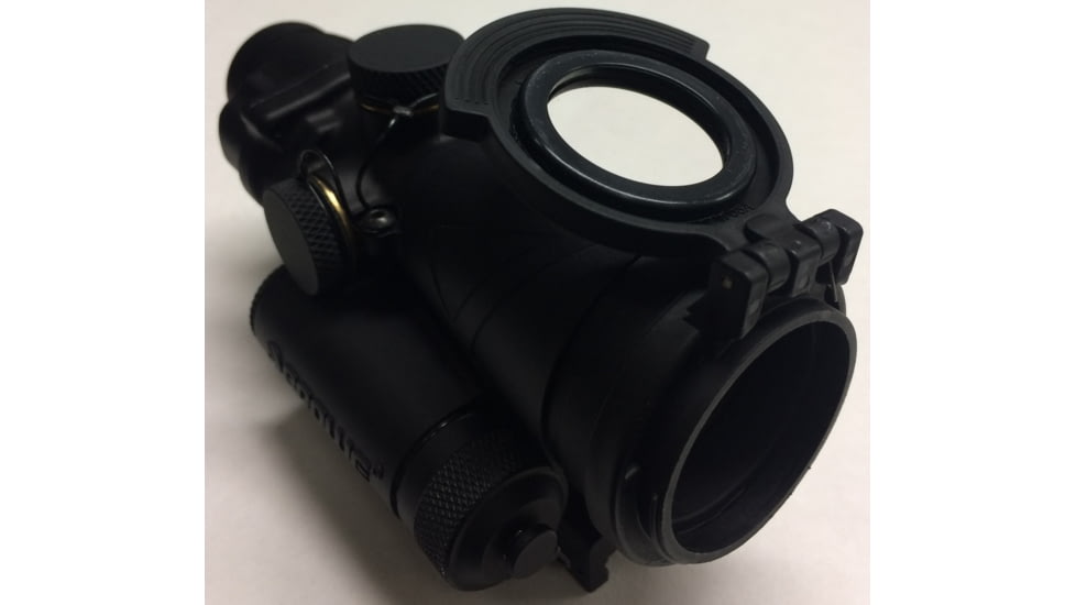 BROWE Tenebraex 4x32 Tenebraex Tactical Tough Objective Flip Cover w/Clear Lens, Black, One Size, ACC-003C