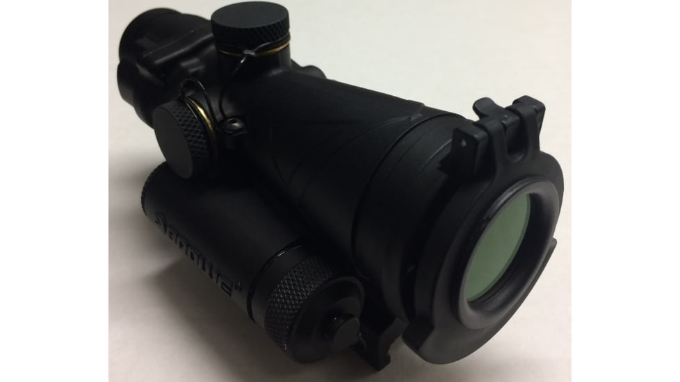 BROWE Tenebraex 4x32 Tenebraex Tactical Tough Objective Flip Cover w/Clear Lens, Black, One Size, ACC-003C