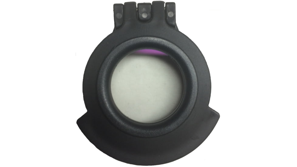 BROWE Tenebraex 4x32 Tenebraex Tactical Tough Objective Flip Cover w/Clear Lens, Black, One Size, ACC-003C