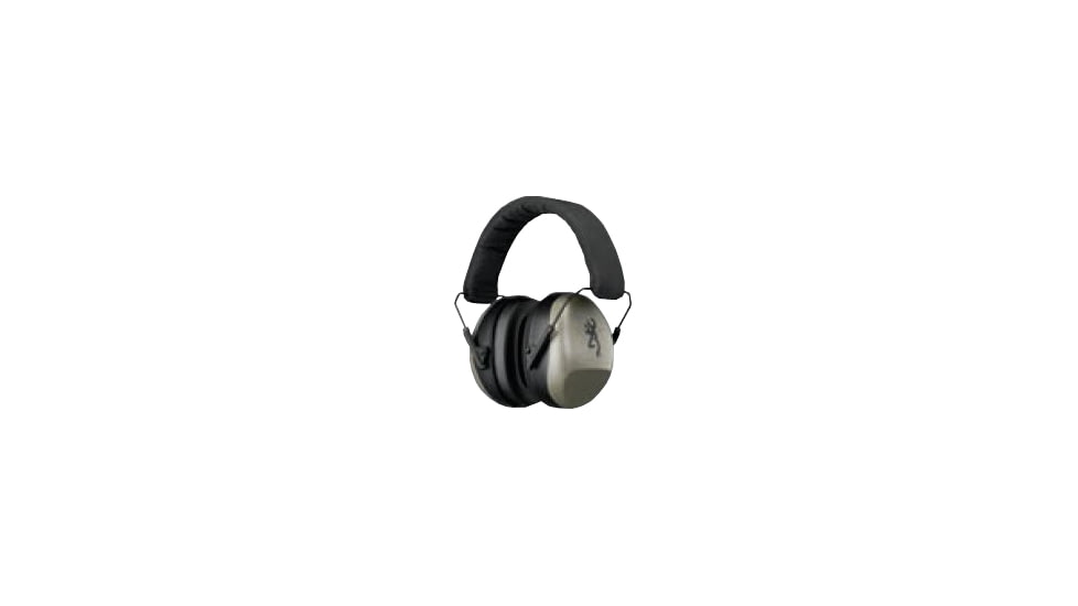 Browning Buckmark II Hearing Protector Ear Muffs,Olive 126384