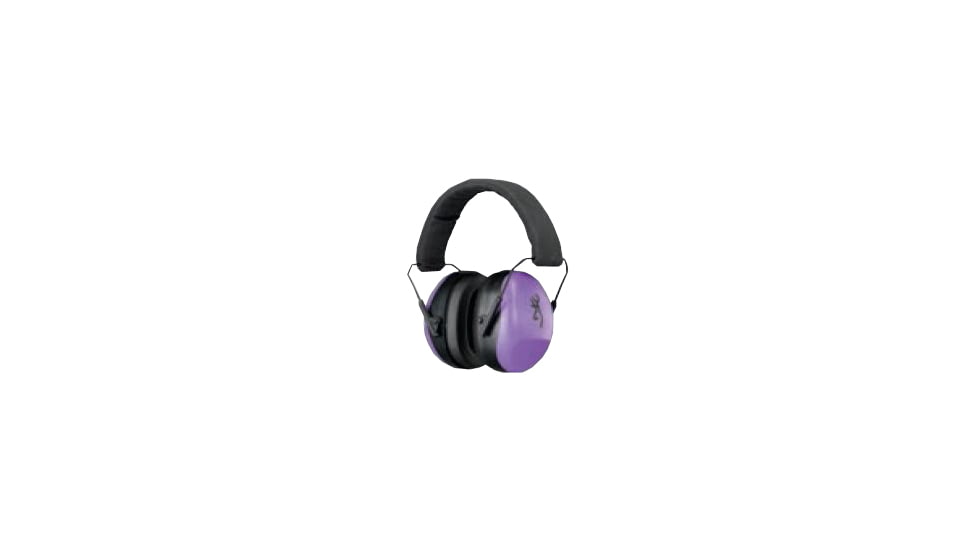 Browning Buckmark II Hearing Protector Ear Muffs,Purple For Her 126396