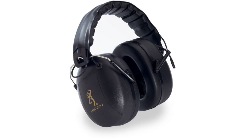 Browning Midas Electronic Hearing Protector Headset - Black 12627