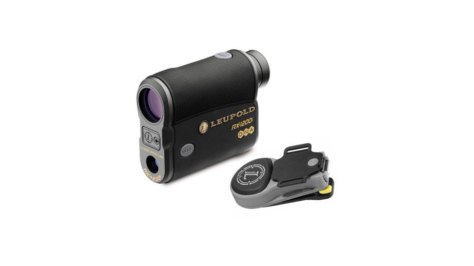 Leupold RX-1200i w/DNA Laser Rangefinder,Black 119359 w/ QuickDraw Holster Tether System 119359-KIT1