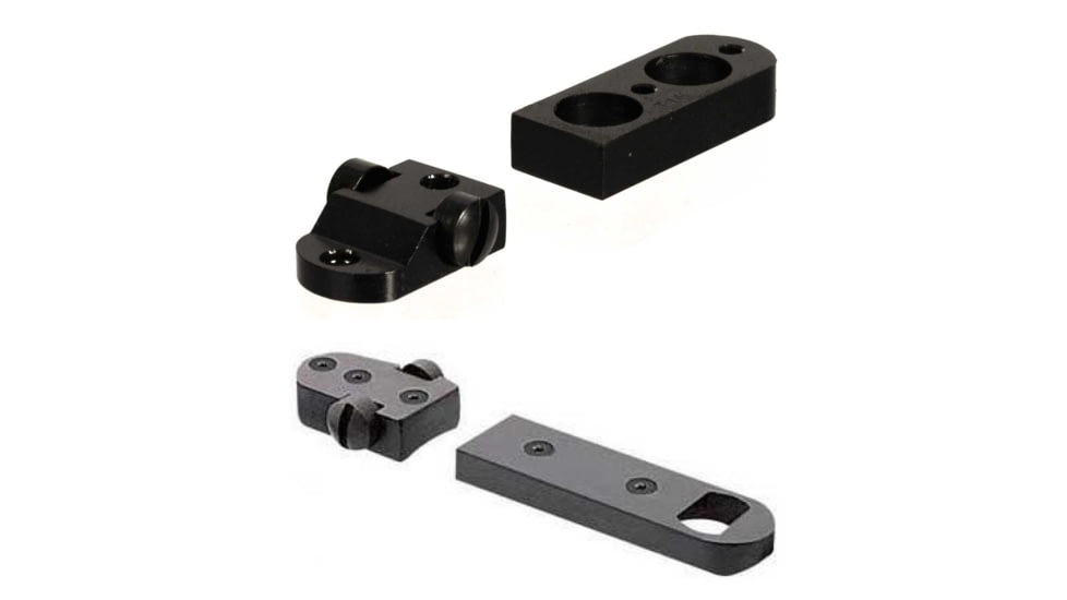 Burris Rifle Scope Trumount Universal TU Two Piece Bases, Black, Nickel