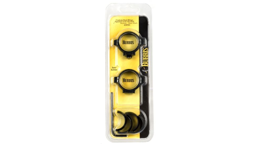 Burris 1 inch Signature Universal Dovetail Scope Rings - Package