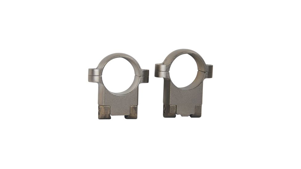Burris Solid Steel 1 Inch Ring Mount, Medium, Nickel - Ruger M77 - 420100