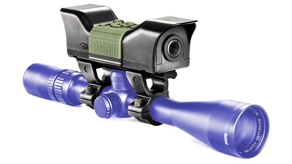 Bushnell 5x Waterproof Digital Video Camera w/ 1.5in. LCD for Rifle Scopes w/ 1GB of memory, set of 1in. Scope Rings, AC and Car Chargers 737000V