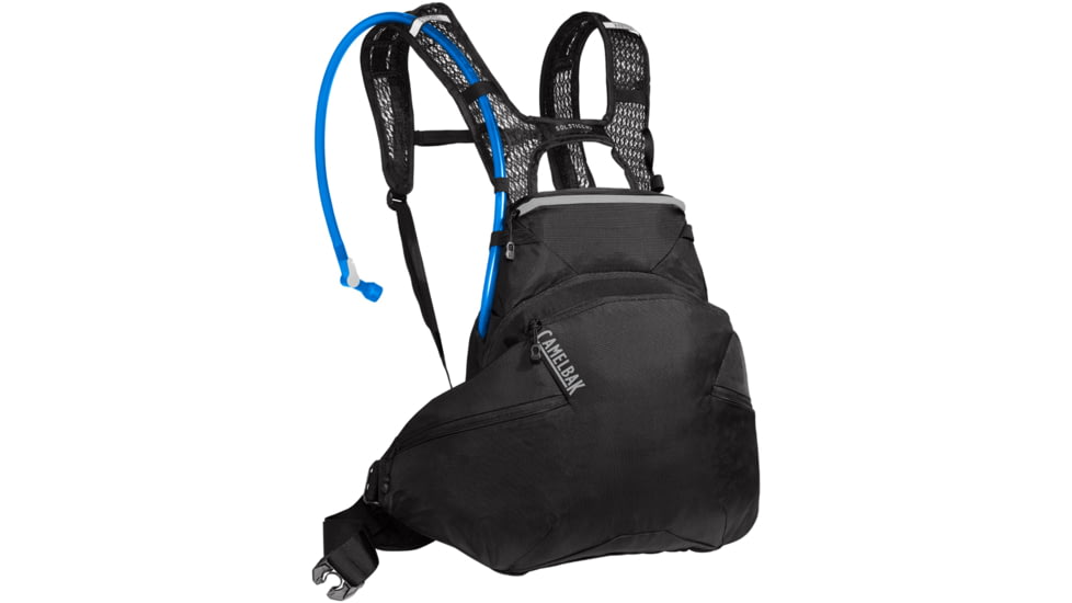 CamelBak Skyline Lumbar Reservoir 10 Hydration Pack, Black/Silver, 100oz, 2189001000