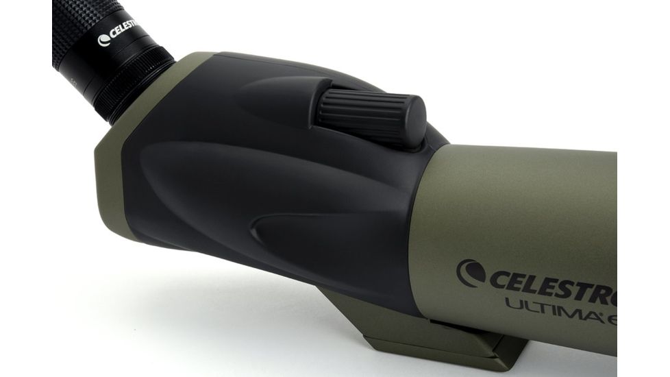 Celestron Ultima 65 Angled Spotting Scope, 18-55x65mm, 45 Degree w/ Smartphone Adapter 52348