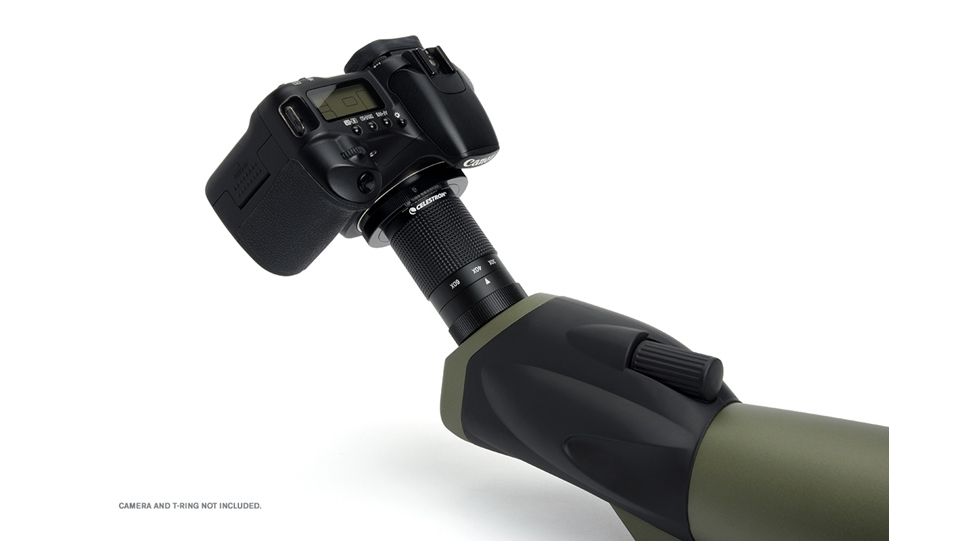 OpticsPlanet Exclusive Celestron Ultima 80mm Angled Spotting Scope, Olive Green/Black w/Tripod 93606 52250-OP