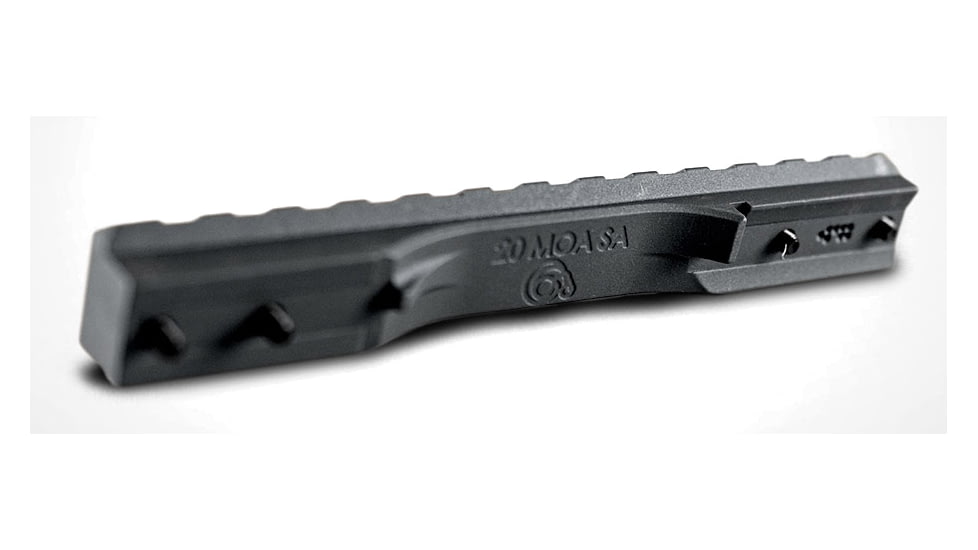 Christensen Arms One Piece Scope Base, Standard Remington 700 Action, Short, 20 MOA, Black, Medium, 810-00012-01