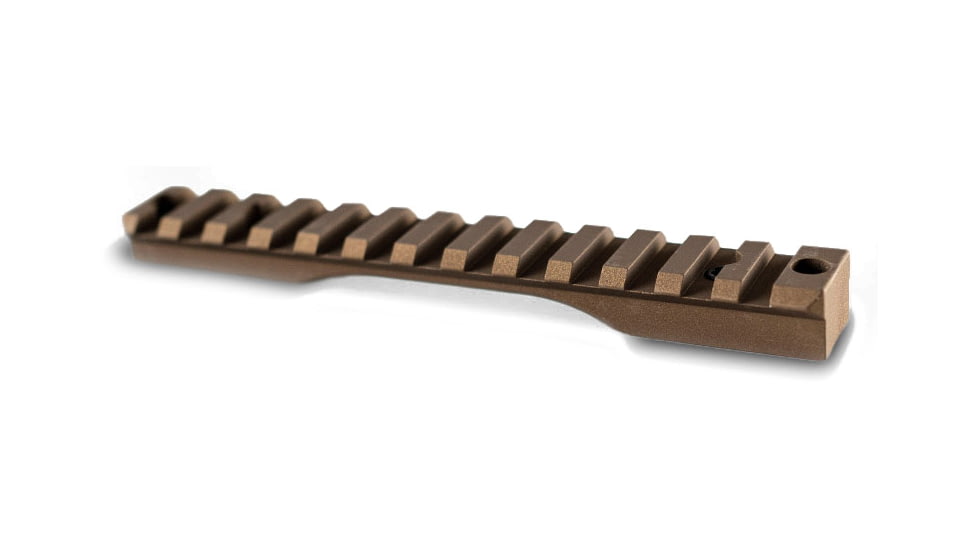Christensen Arms One Piece Scope Base, Standard Remington 700 Action, Long, Zero, Bronze, Medium, 810-00012-06