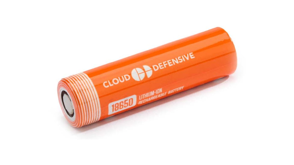 Cloud Defensive Branded Battery, 18650, Orange, CD650-01