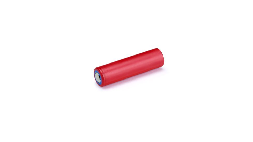 Cloud Defensive Sanyo Battery 18650 GA, Unprotected Flat-Top, Red, SANYO18650GA