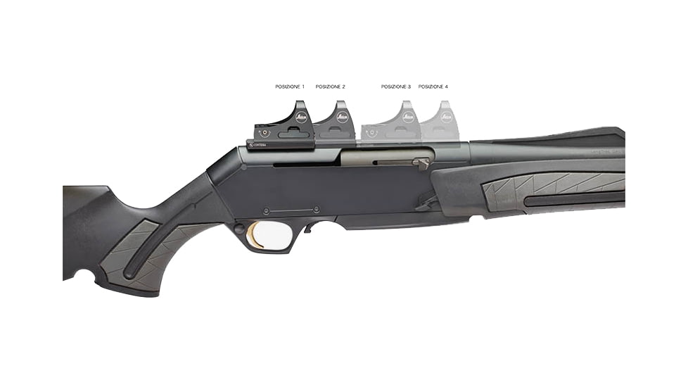 Contessa Fixed Bases for 12mm x 60 Rails, Black, For Leica, Doctor, Benelli, Argo And Browning Bar, LTBFX