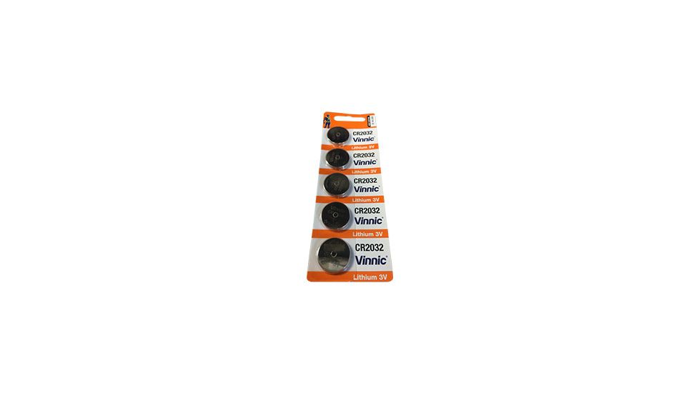 Crimson Trace CR2032 Battery, Pack of 5, Black, CMT261012
